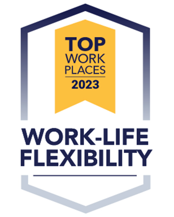 Top Workplaces Work Life Flexibility Badge